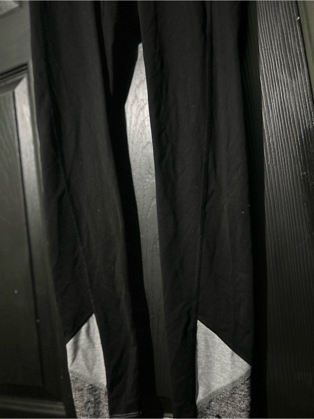 Victoria's Secret Black Yoga with Gray Accent Panels